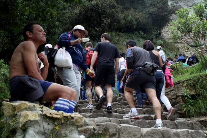 Subiendo a Monserrate