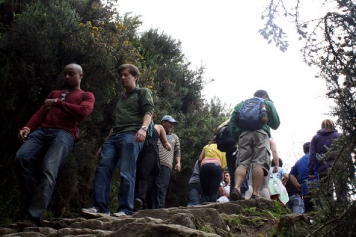 Subiendo a Monserrate