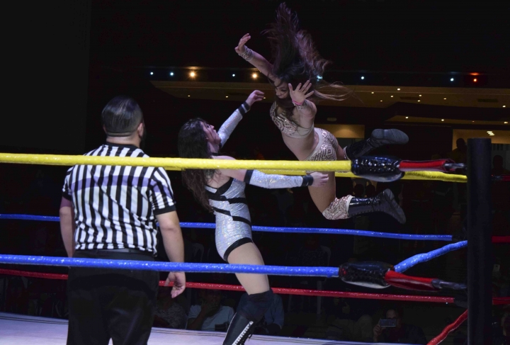 ‘Solo por una noche’: estrellas de lucha libre sobre el ring