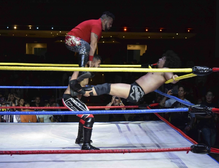 ‘Solo por una noche’: estrellas de lucha libre sobre el ring