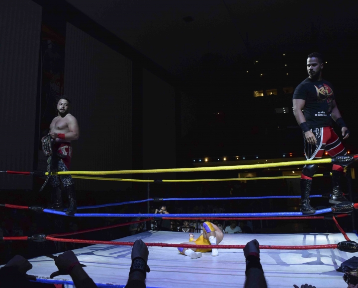 ‘Solo por una noche’: estrellas de lucha libre sobre el ring