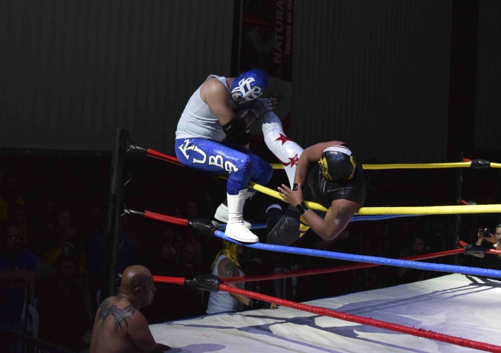 ‘Solo por una noche’: estrellas de lucha libre sobre el ring