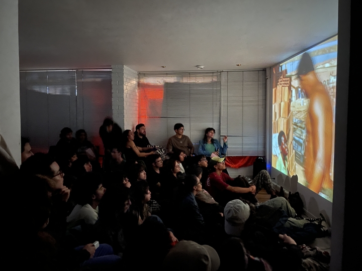 Fotograf&iacute;a de una de las sesiones del Cine Club Contrapicado.