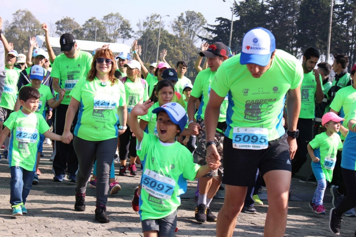 En el evento se realizó una carrera familiar de 3 kilómetros