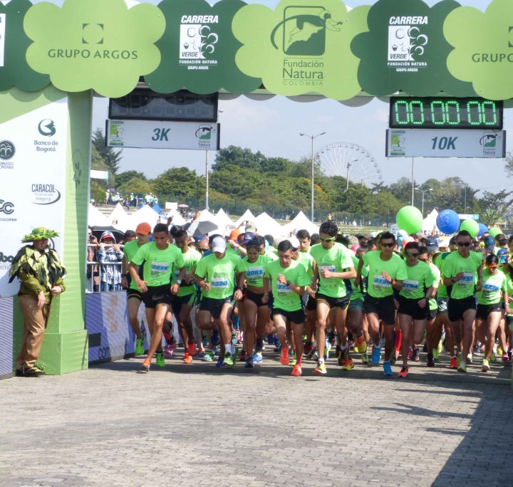 También se realizó una carrera competitiva de 10 kilómetros para mayores de 14 años