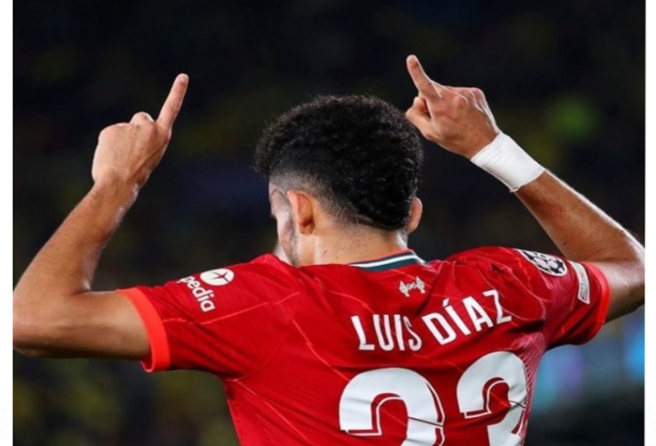 Luis Díaz, en sus primeros meses, marcó seis goles con el Liverpool.