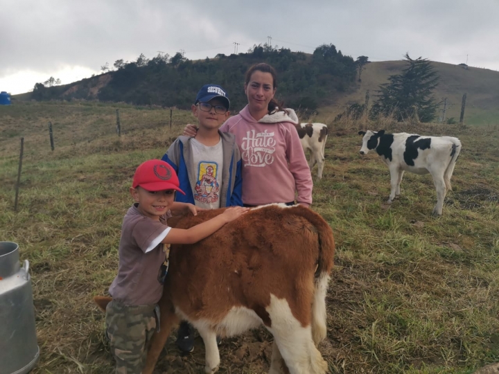 Jean Carlos, Joseph y Jackeline