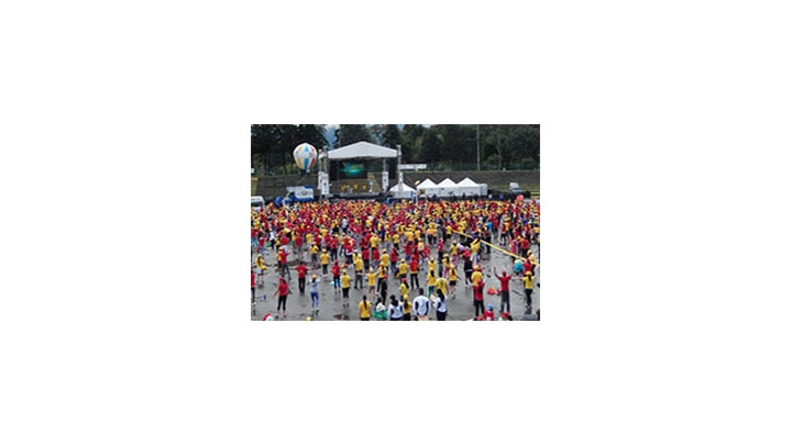 La lluvia no empa&ntilde;&oacute; la actividad.