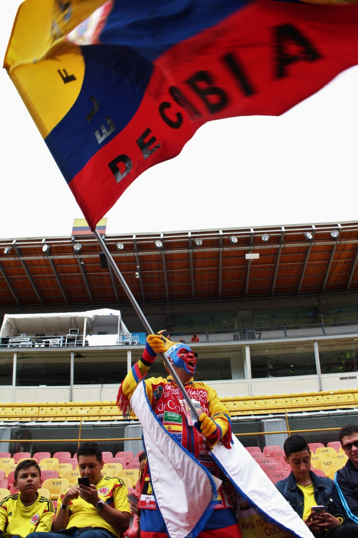 La Copa del Mundo de visita en Bogotá