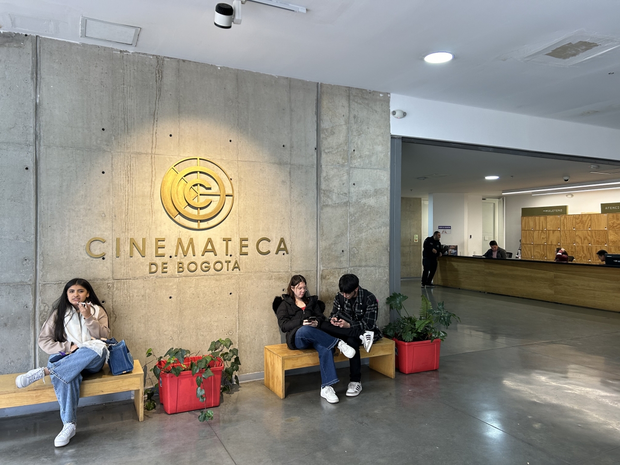 Visitantes en la Cinemateca|||