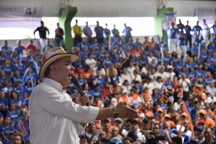 El candidato presidencial del Centro Democrático, Iván Duque.