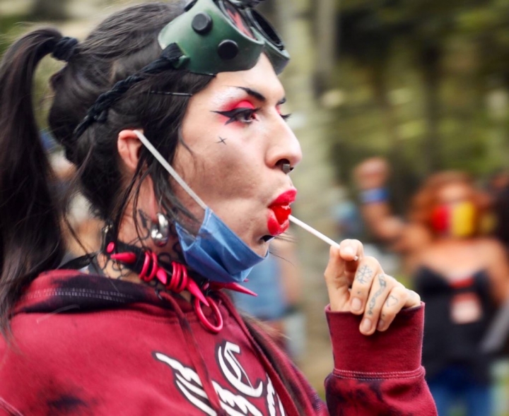 Marcha Trans en Bogotá 2020