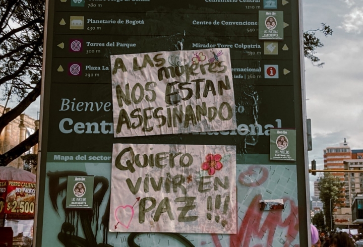 En im&aacute;genes, las marchas del 8M en Bogot&aacute;