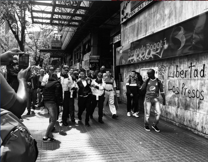 Intento de robo en la calle 19 con carrera Séptima de Bogotá