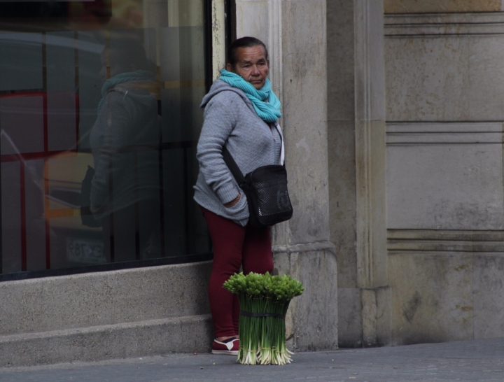 En fotos: el Día de la Mujer en el Centro de Bogotá