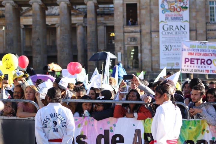 El cierre de campa&ntilde;a de Gustavo Petro en la Plaza de Bol&iacute;var