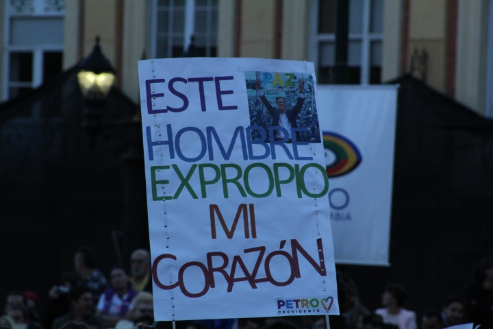 El cierre de campa&ntilde;a de Gustavo Petro en la Plaza de Bol&iacute;var