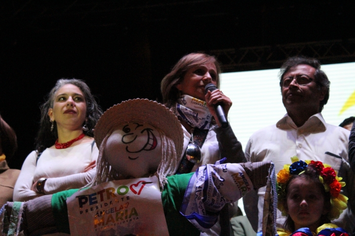 El cierre de campa&ntilde;a de Gustavo Petro en la Plaza de Bol&iacute;var