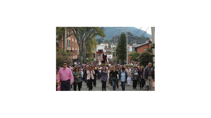 Viacrucis de Viernes Santo en Usaquén