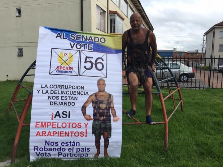 Ram&oacute;n Mar&iacute;n aspirante al Senado. Foto: Daniela Sierra