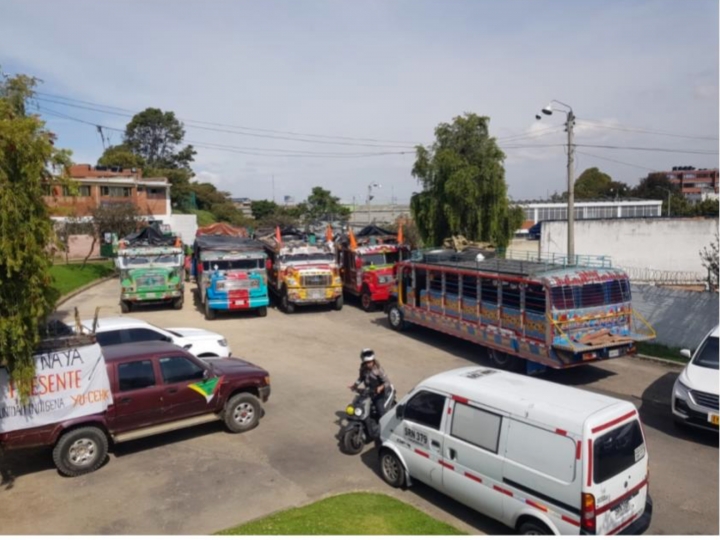 La Minga Indígena del Valle del Cauca ha Llegado a Bogotá