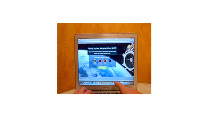 la p&aacute;gina web utiliza im&aacute;genes satelitales que se actualizan cada 24 horas.