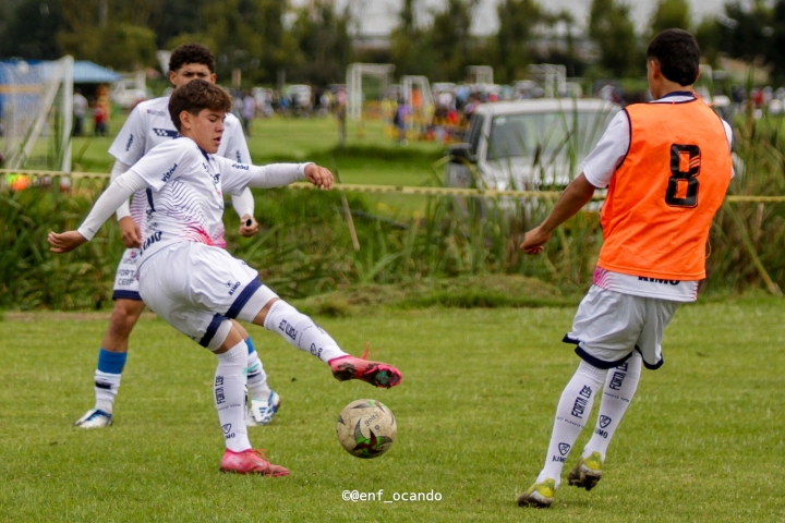 Daniel durante un calentamiento