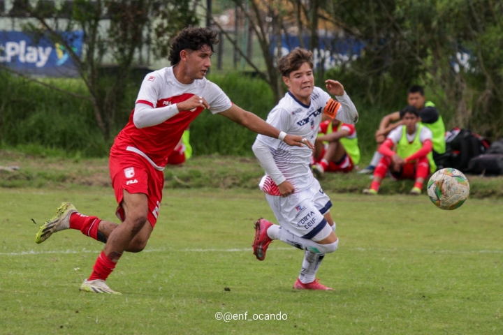 Daniel Rodr&iacute;guez en un partido contra SantaFe
