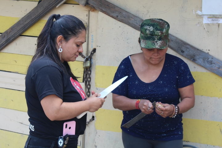 Poder Popular trabaja con aproximadamente 30 ranchos, donde las líderes son madres de familia