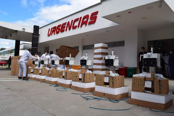 Llegada de m&aacute;quinas biom&eacute;dicas para el servicio de Urgencias