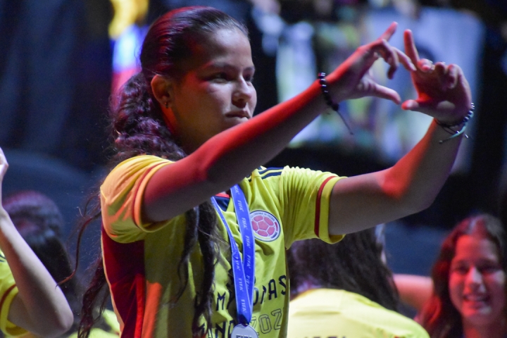 La jugadora Juana Orteg&oacute;n