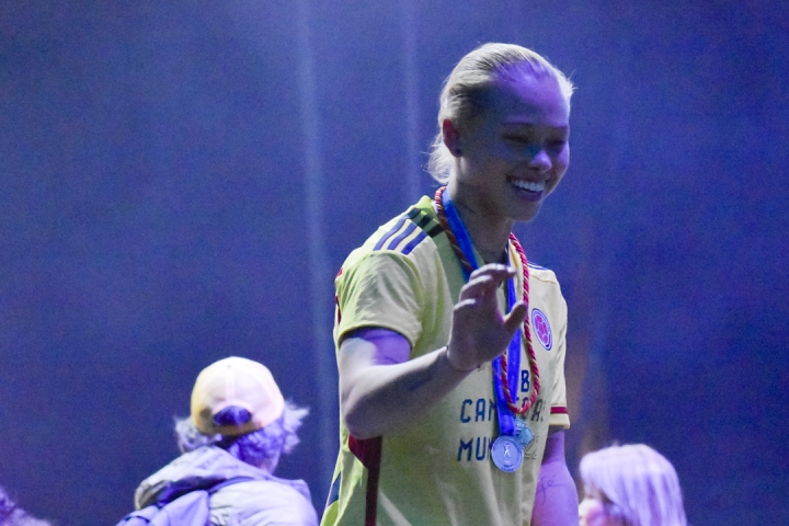 La futbolista Ana Guzm&aacute;n