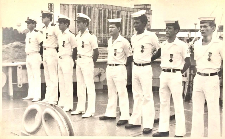 Tripulaci&oacute;n abordo del ARC Sebasti&aacute;n de Bel&aacute;lcazar