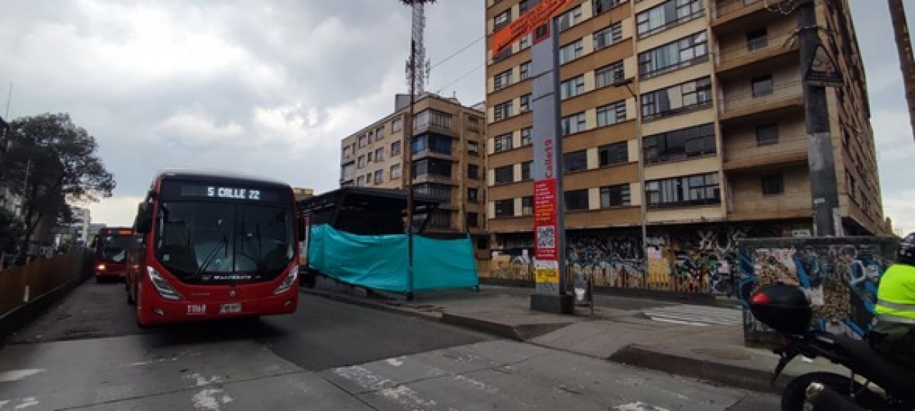 Estación de la calle 19 deja de operar por obras del metro de Bogotá|||