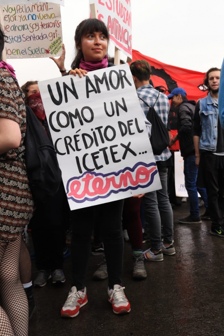 Así se alistan los estudiantes para la marcha por la universidad pública