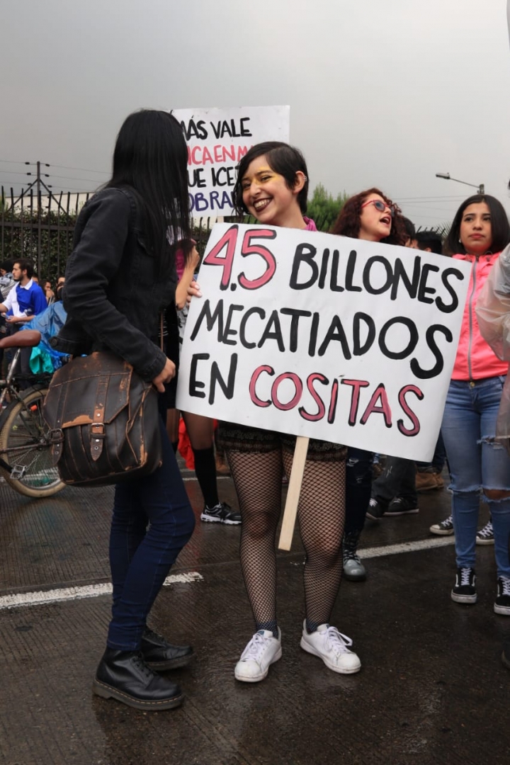 Así se alistan los estudiantes para la marcha por la universidad pública