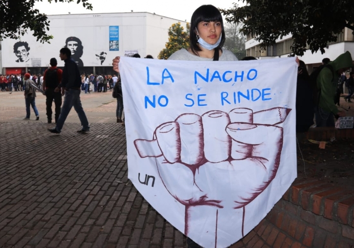 Así se alistan los estudiantes para la marcha por la universidad pública