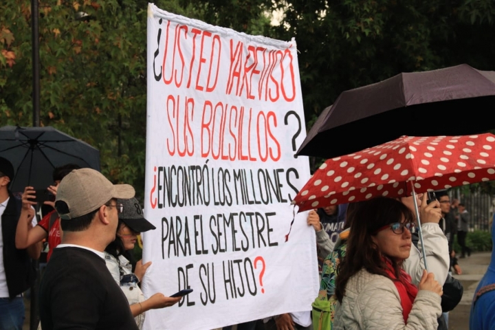 Así se alistan los estudiantes para la marcha por la universidad pública