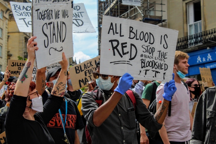 #BlackLivesMatter: Fotogalería de las marchas contra el racismo en Bristol