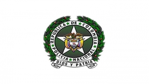 Escudo de la Policía Nacional.|||