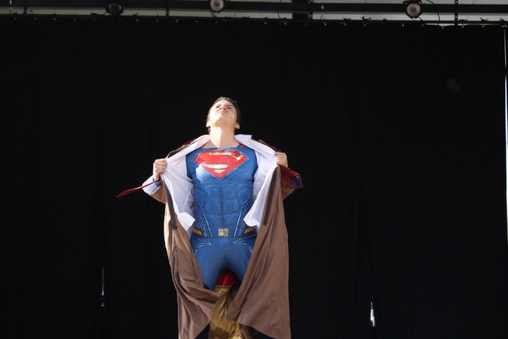 Sup&eacute;r Man cosplay