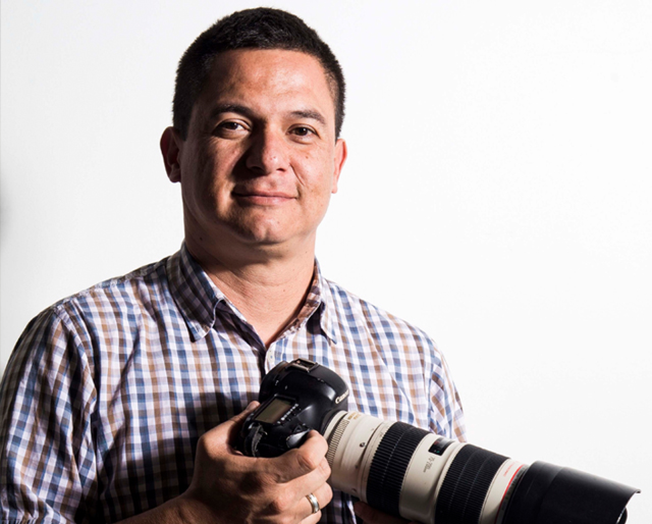 Héctor Fabio Zamora, reportero gráfico y profesor universitario.|||