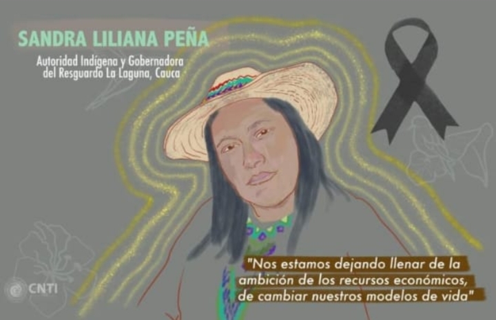 Con el asesinato a la gobernadora indígena del resguardo La Laguna en Cauca, suman 52 muertes a líderes sociales en Colombia en 2021