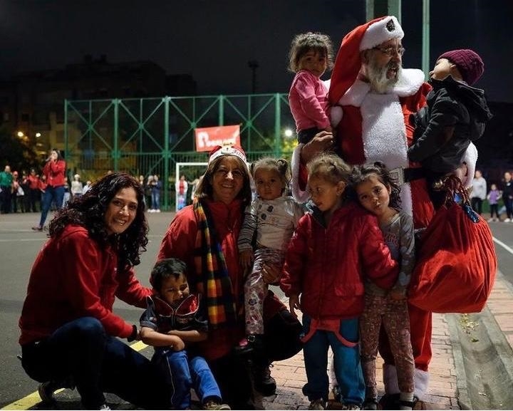 Navidad Pocalana en el barrio mochuelo