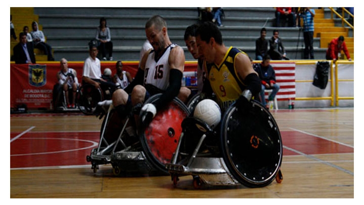 Fugaz Campeonato Panamericano de Rugby en Silla de Ruedas en la capital