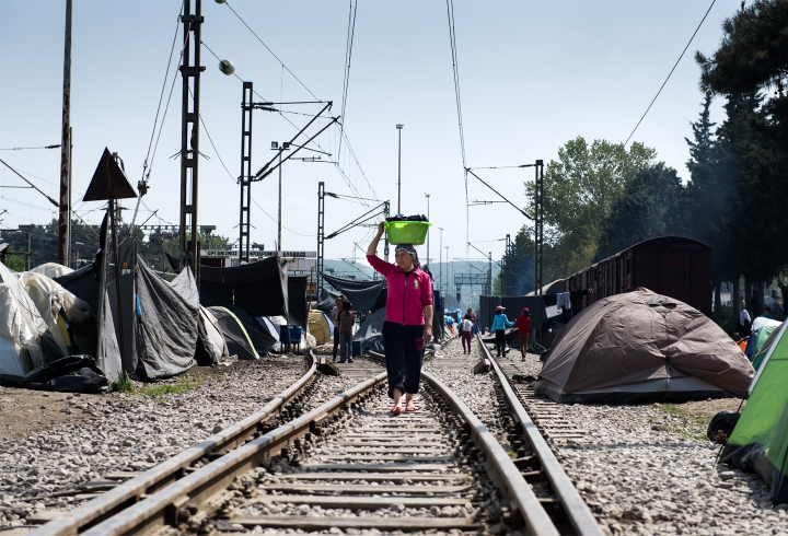 Campo de refugiados de Idomeni (2016)